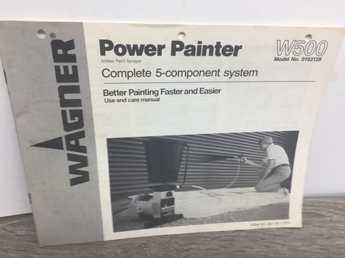 Wagner power painter w500 - power,